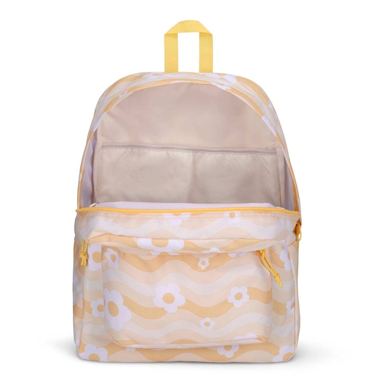 Jansport Superbreak Plus Backpack - Flower Power Yellow