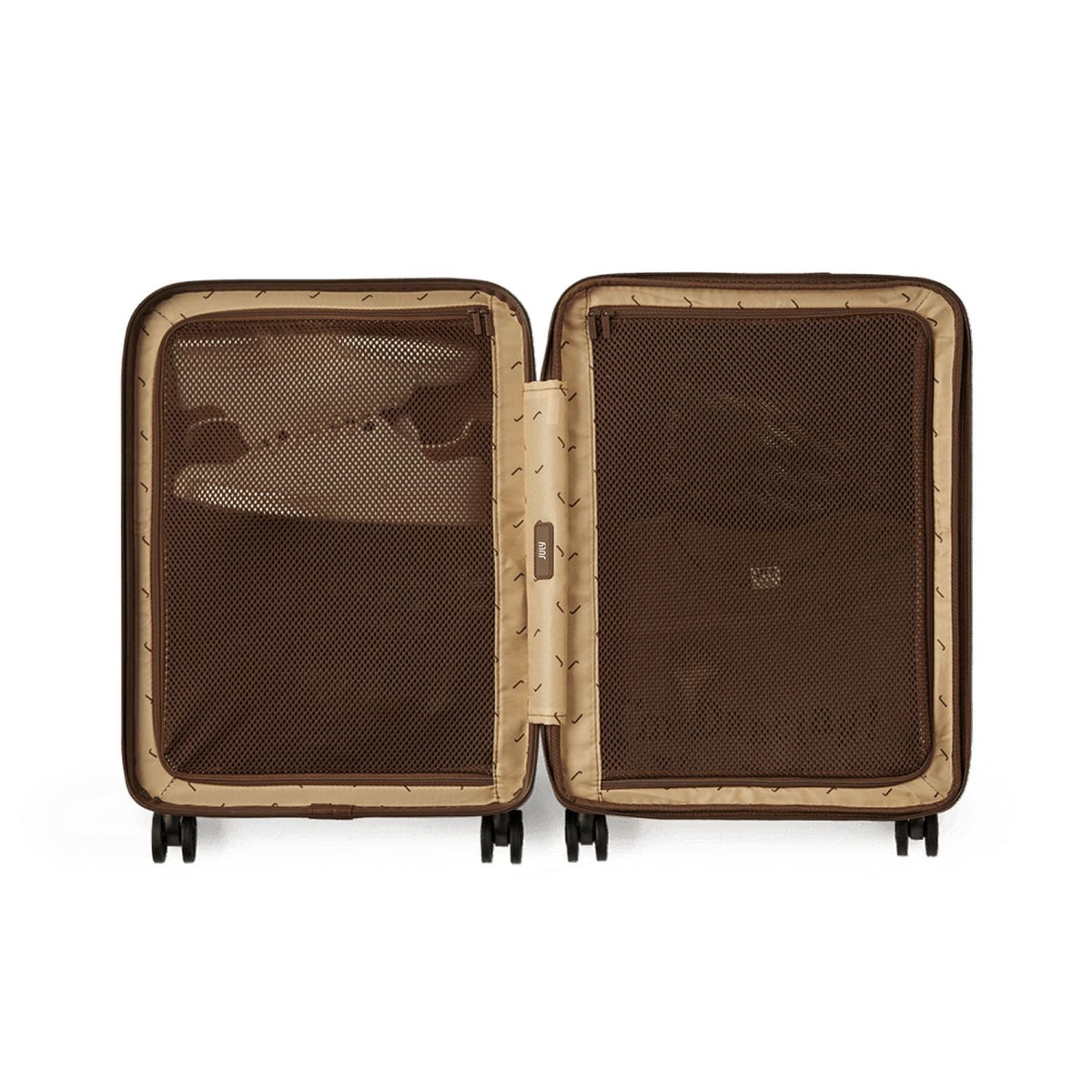 July Carry On Light Polycarbonate 21" Luggage - Dark Brown