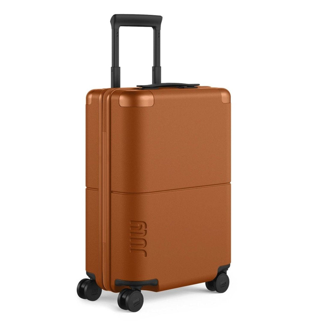 July Carry On Original Polycarbonate 21" Luggage With Power Bank & Usb/Usb-C Cable - Orange