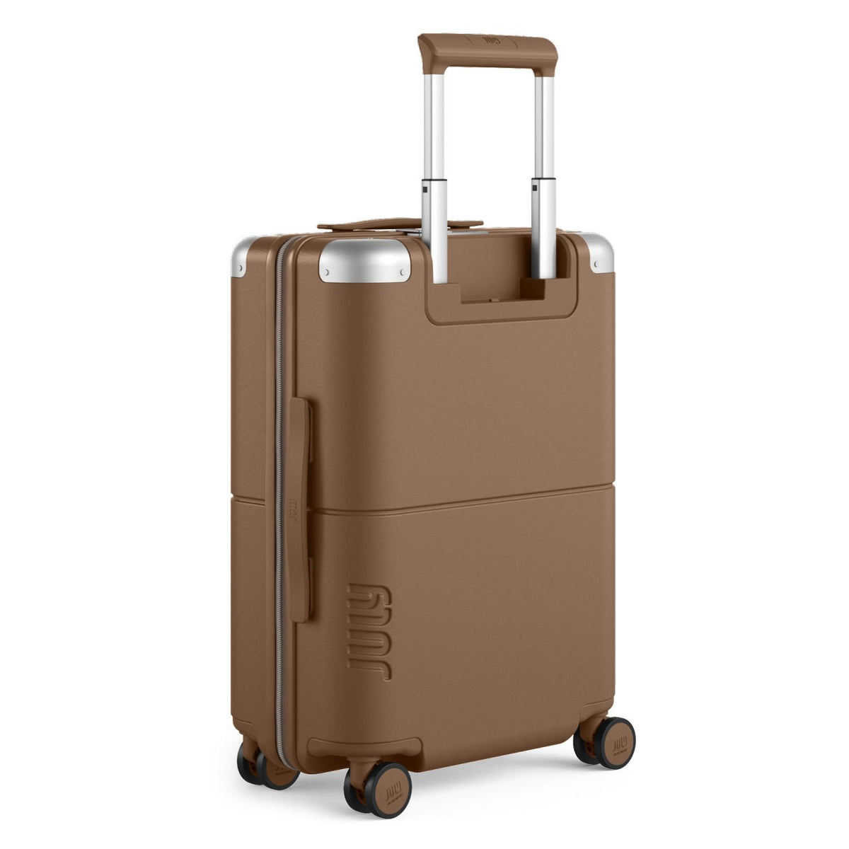 July Carry On Original Polycarbonate 21" Luggage With Power Bank & USB/USB-C Cable - Toffee