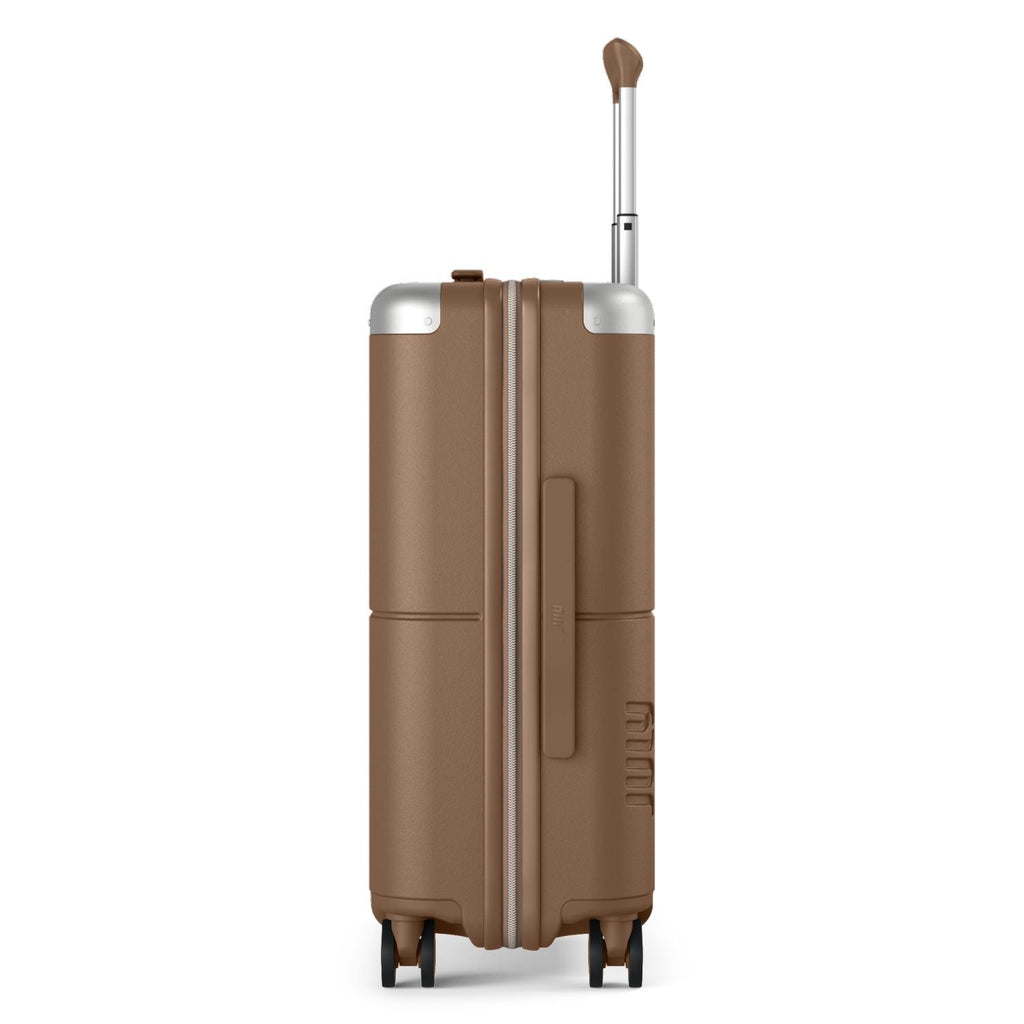 July Carry On Original Polycarbonate 21" Luggage With Power Bank & USB/USB-C Cable - Toffee