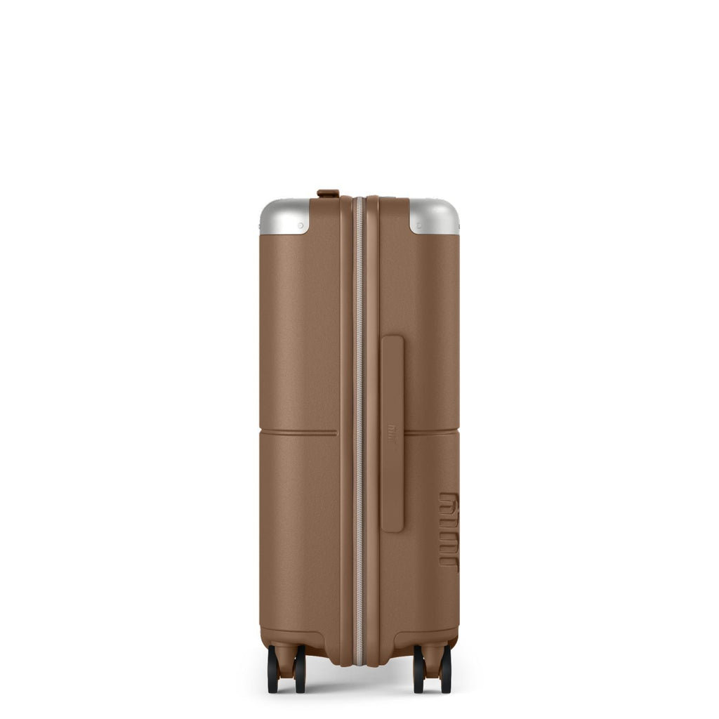 July Carry On Original Polycarbonate 21" Luggage With Power Bank & USB/USB-C Cable - Toffee