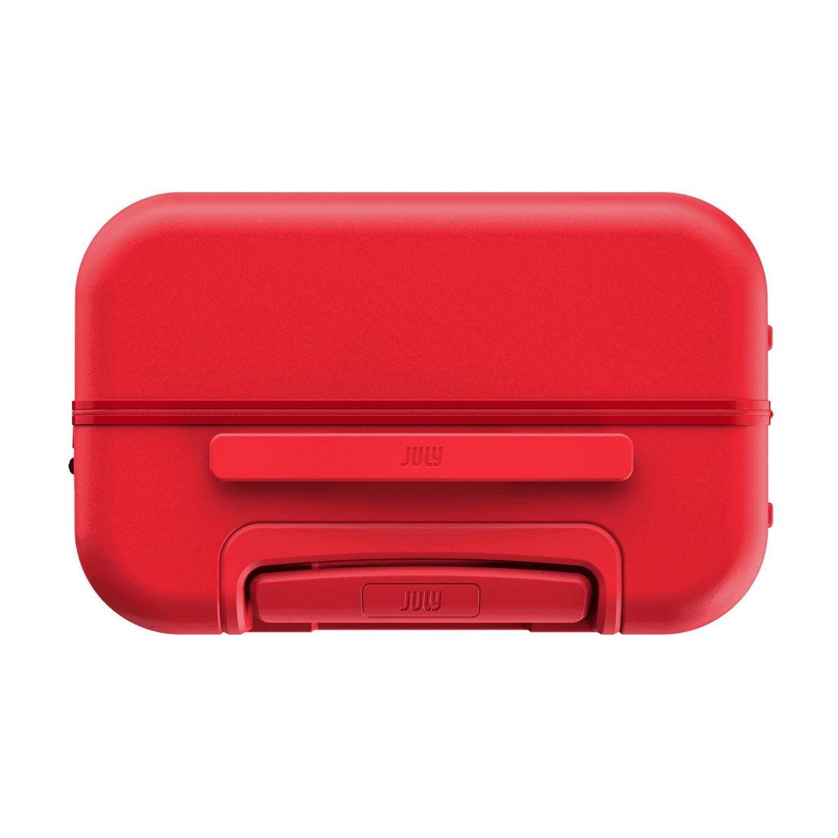 July Carry On Trunk Polycarbonate 21" Luggage With Fast Charge Usb-C Cable - Matte Red