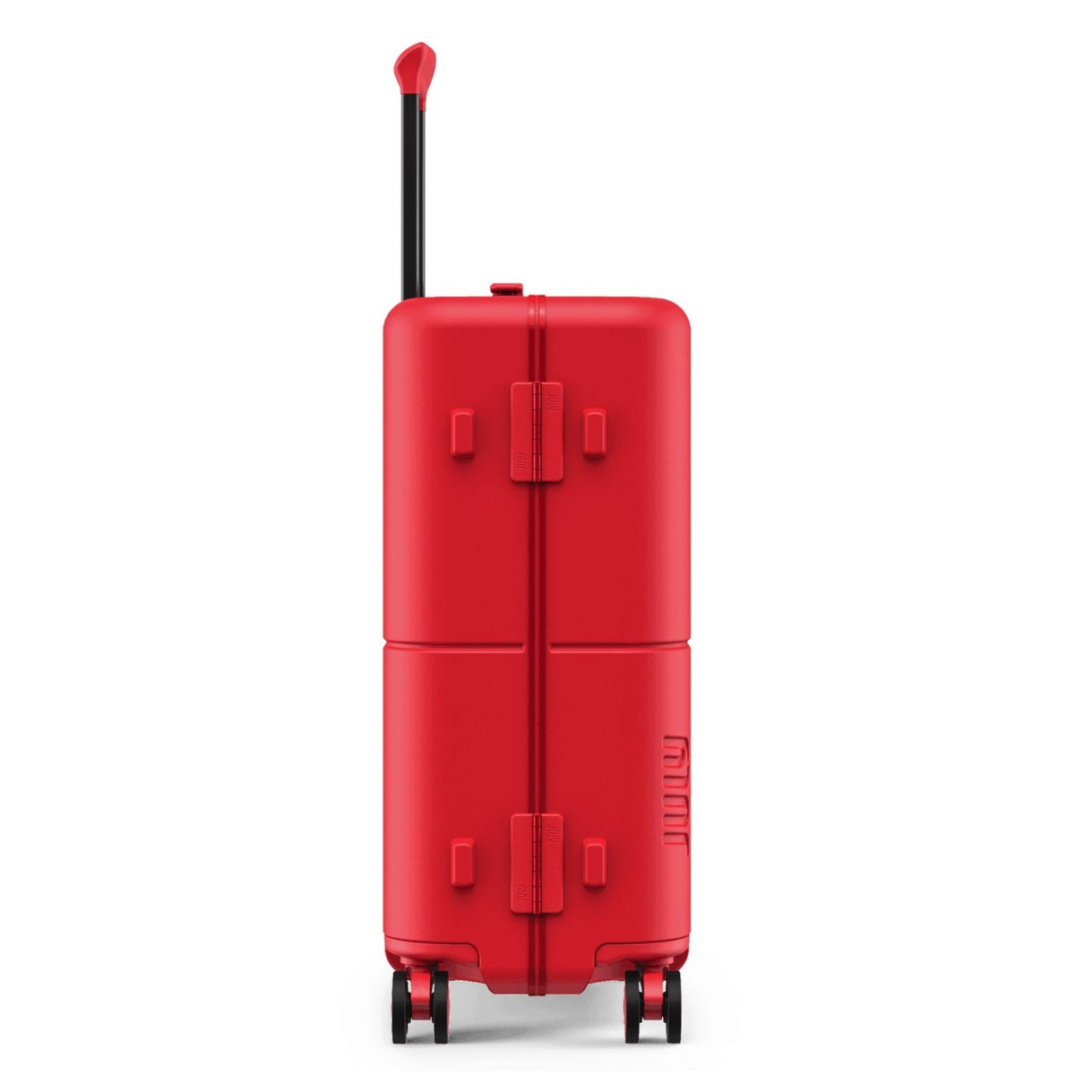 July Carry On Trunk Polycarbonate 21" Luggage With Fast Charge Usb-C Cable - Matte Red
