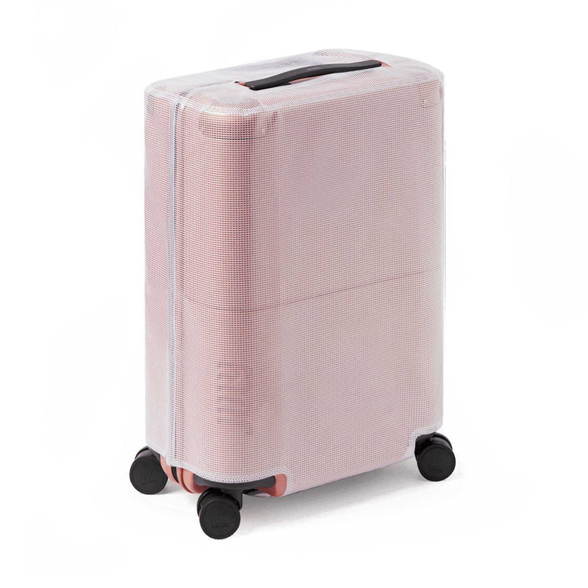 July Checked Luggage Cover - Transparent