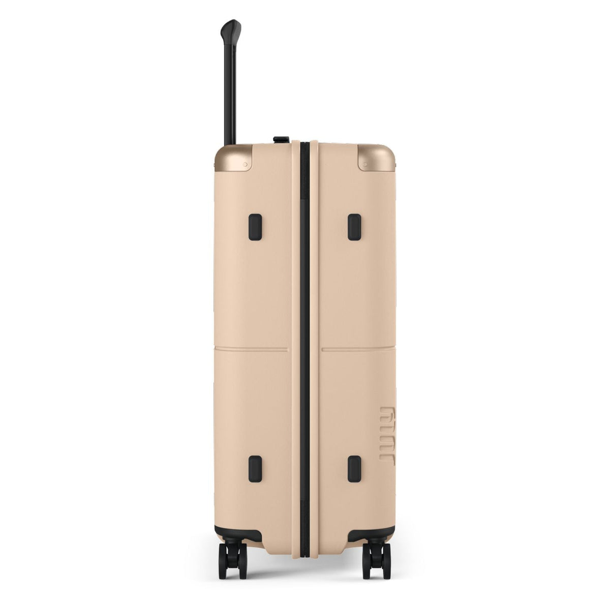 July Checked Polycarbonate 26" Luggage - Sand