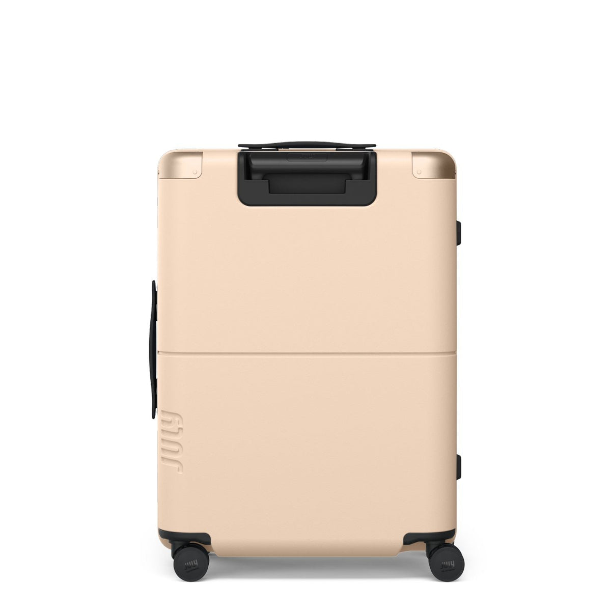 July Checked Polycarbonate 26" Luggage - Sand