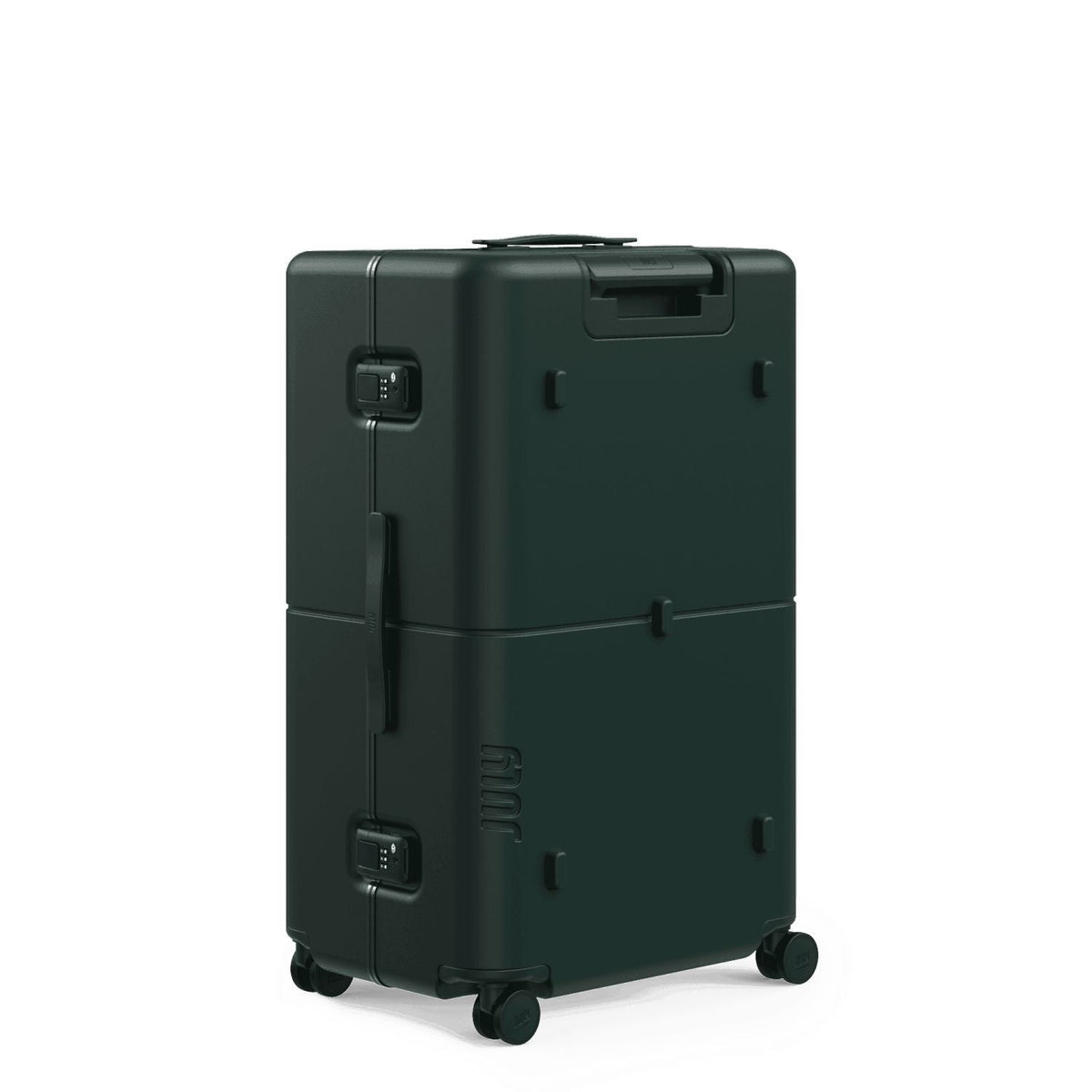 July Checked Plus Trunk Polycarbonate Frame 30" Luggage - Matte Deep Green