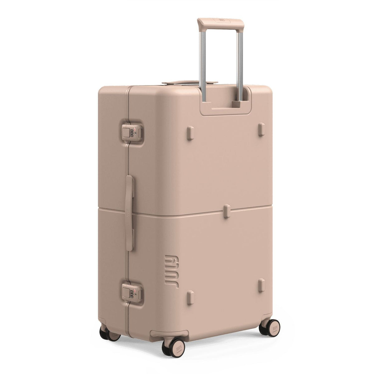 July Checked Plus Trunk Polycarbonate Frame 30" Luggage - Matte Light Sand