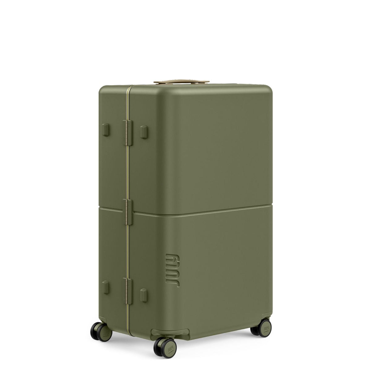 July Checked Plus Trunk Polycarbonate Frame 30" Luggage - Moss