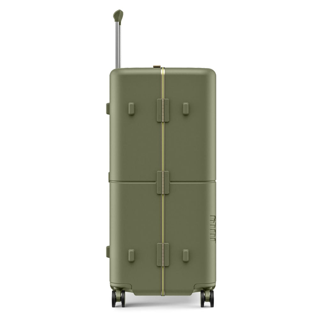 July Checked Plus Trunk Polycarbonate Frame 30" Luggage - Moss