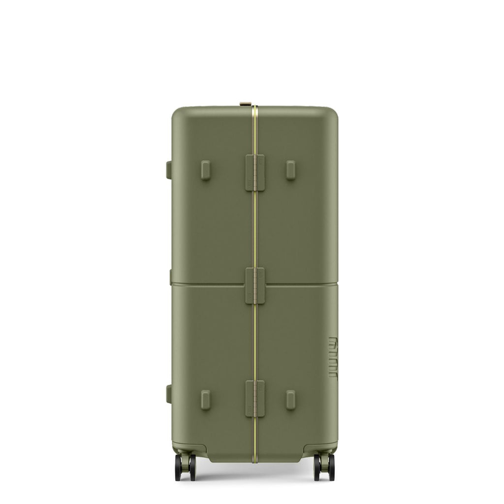 July Checked Plus Trunk Polycarbonate Frame 30" Luggage - Moss