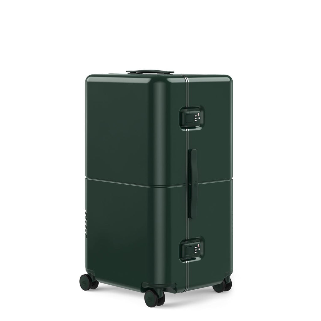 July Checked Trunk Polycarbonate Frame 28" Luggage - Forest