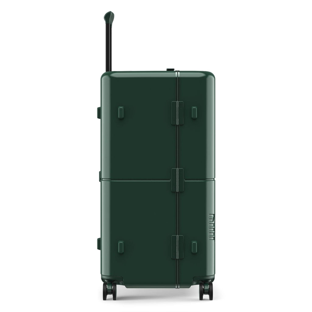 July Checked Trunk Polycarbonate Frame 28" Luggage - Forest