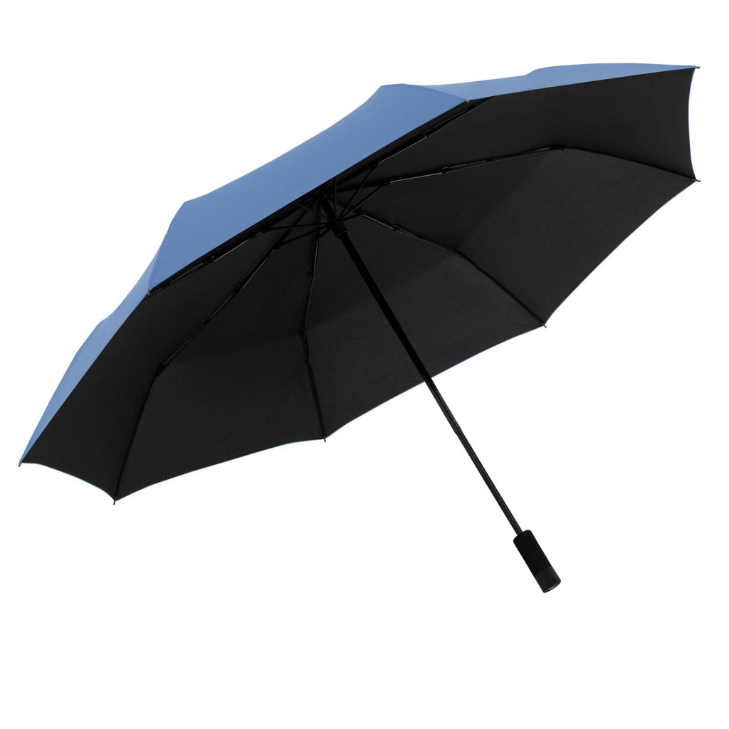 Knirps U.090 Ultralight XXL Manual Compact (UV Protection) - Blue / Black Inner Coating