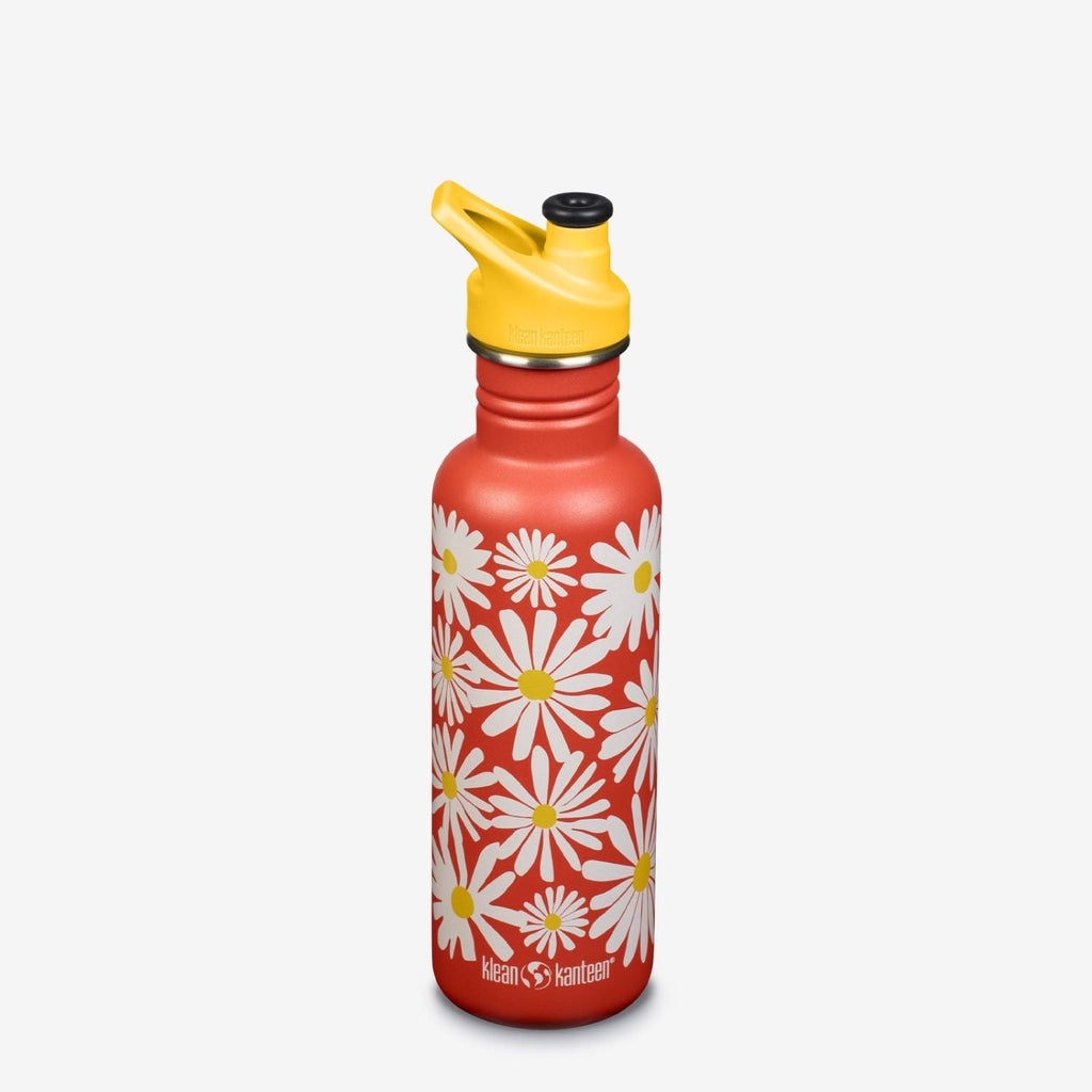 Klean Kanteen Classic 27oz Water Bottle (with Sport Cap) V2 (Daisy)