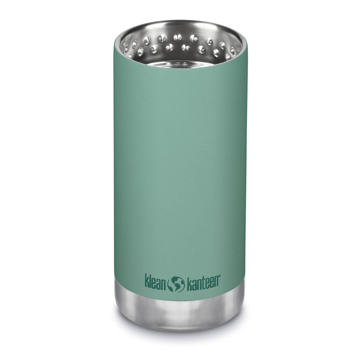 Klean Kanteen Insulated TKWide 12oz Water Bottle (with Cafe Cap) V2 (Beryl Green)