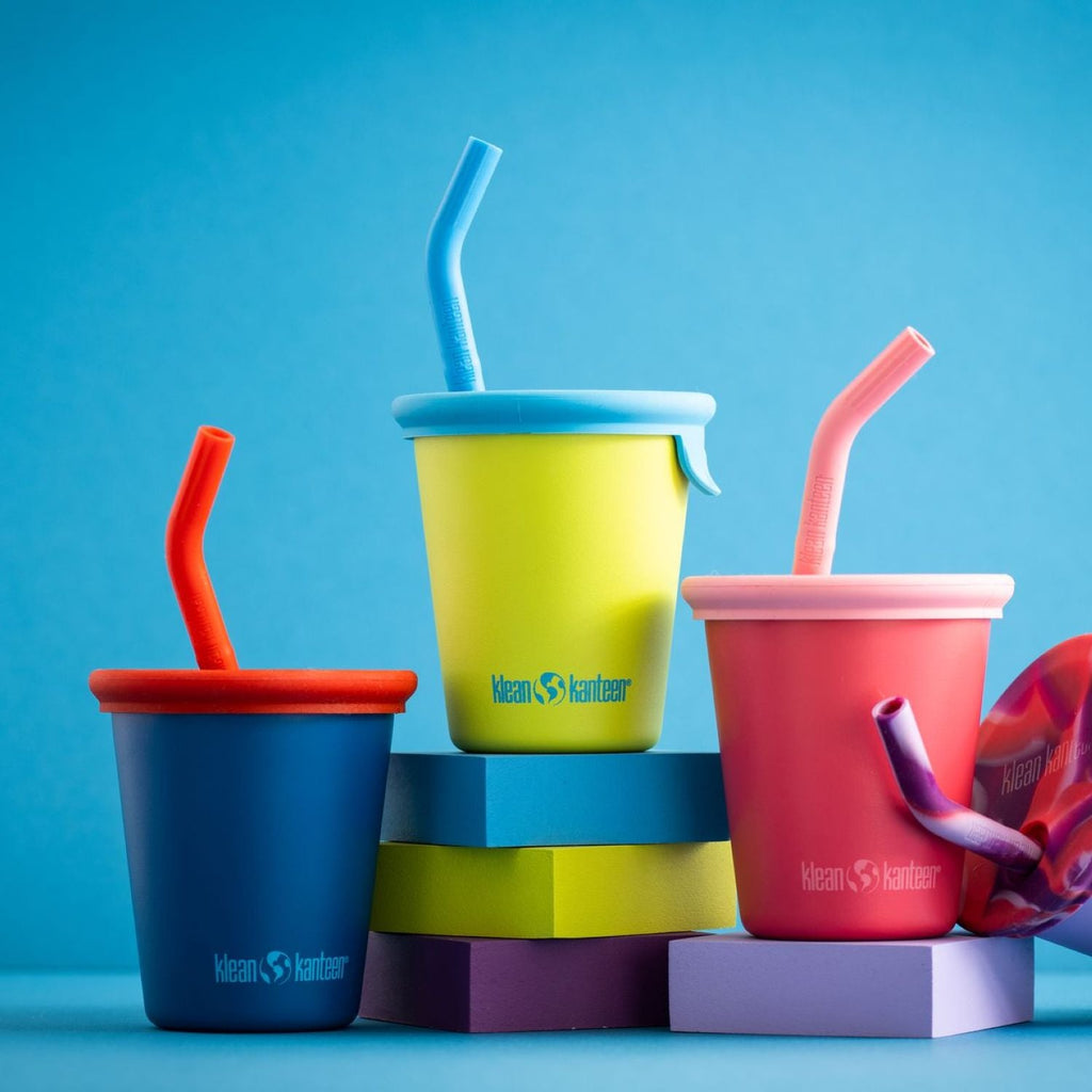 Klean Kanteen Kid Cup 10oz (with Kid Straw Lid) (Crocus Petal)