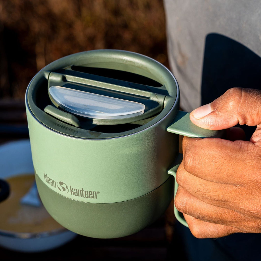 Klean Kanteen Rise 14oz Mug (with Flip Lid) (Sea Spray)