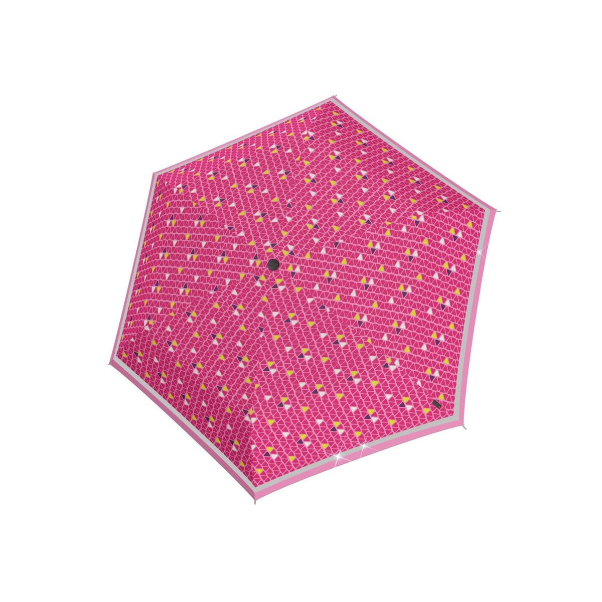 Knirps Rookie Manual Reflective Umbrella - Triple Pink