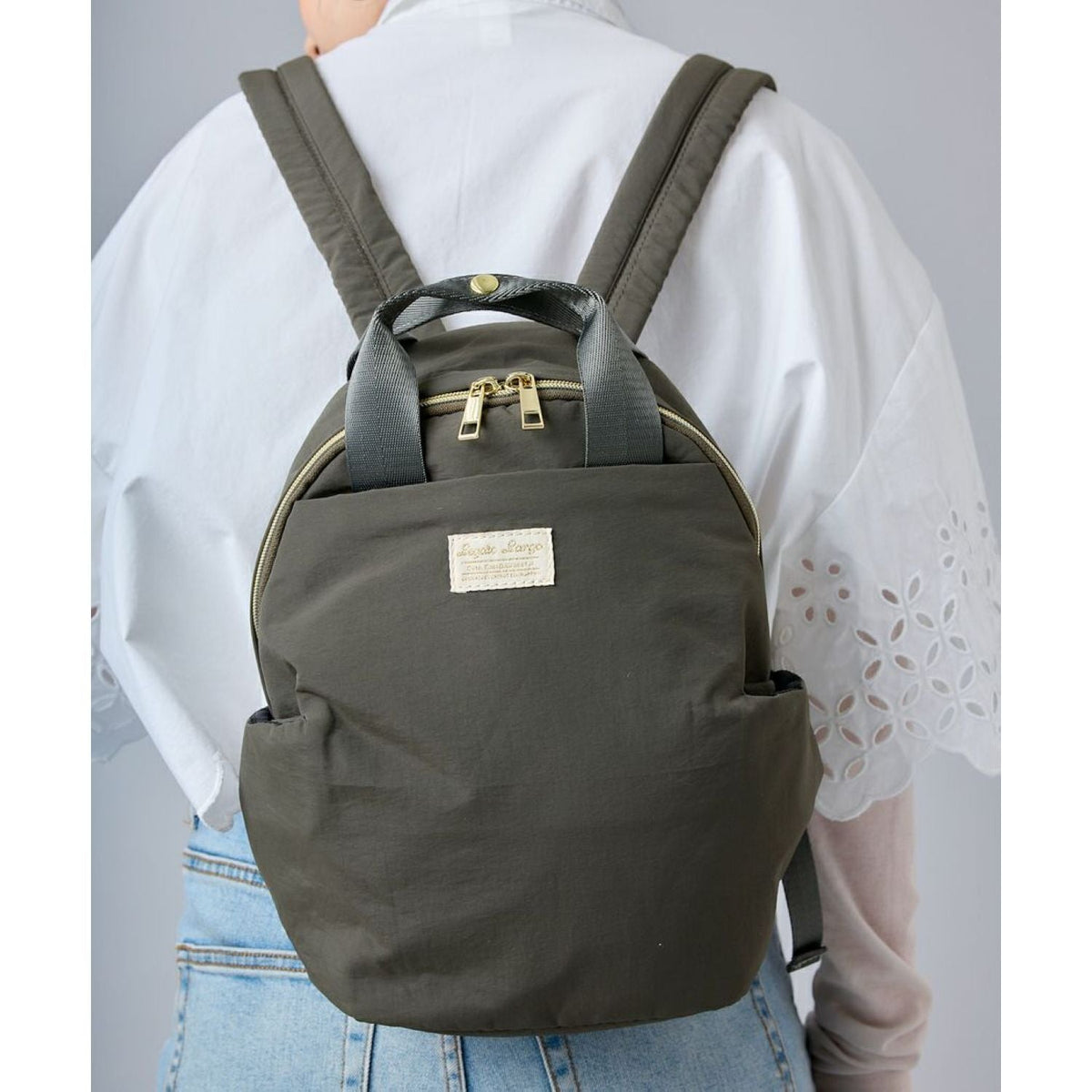 Legato Largo Fuwari Mini Backpack (Light Grey)
