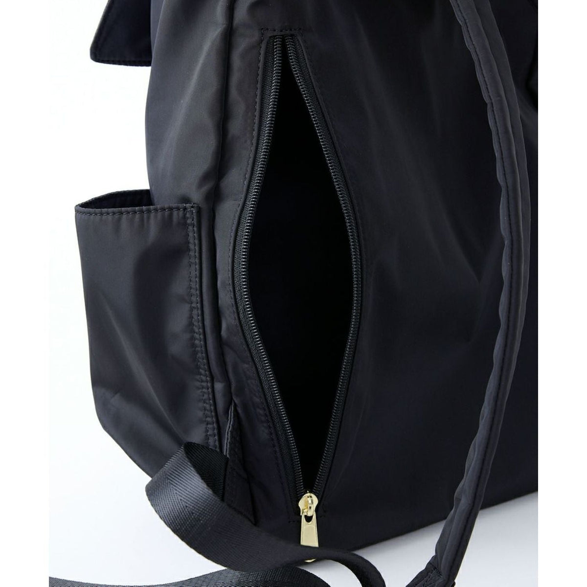 Legato Largo Polyester x Pu Backpack (Black)