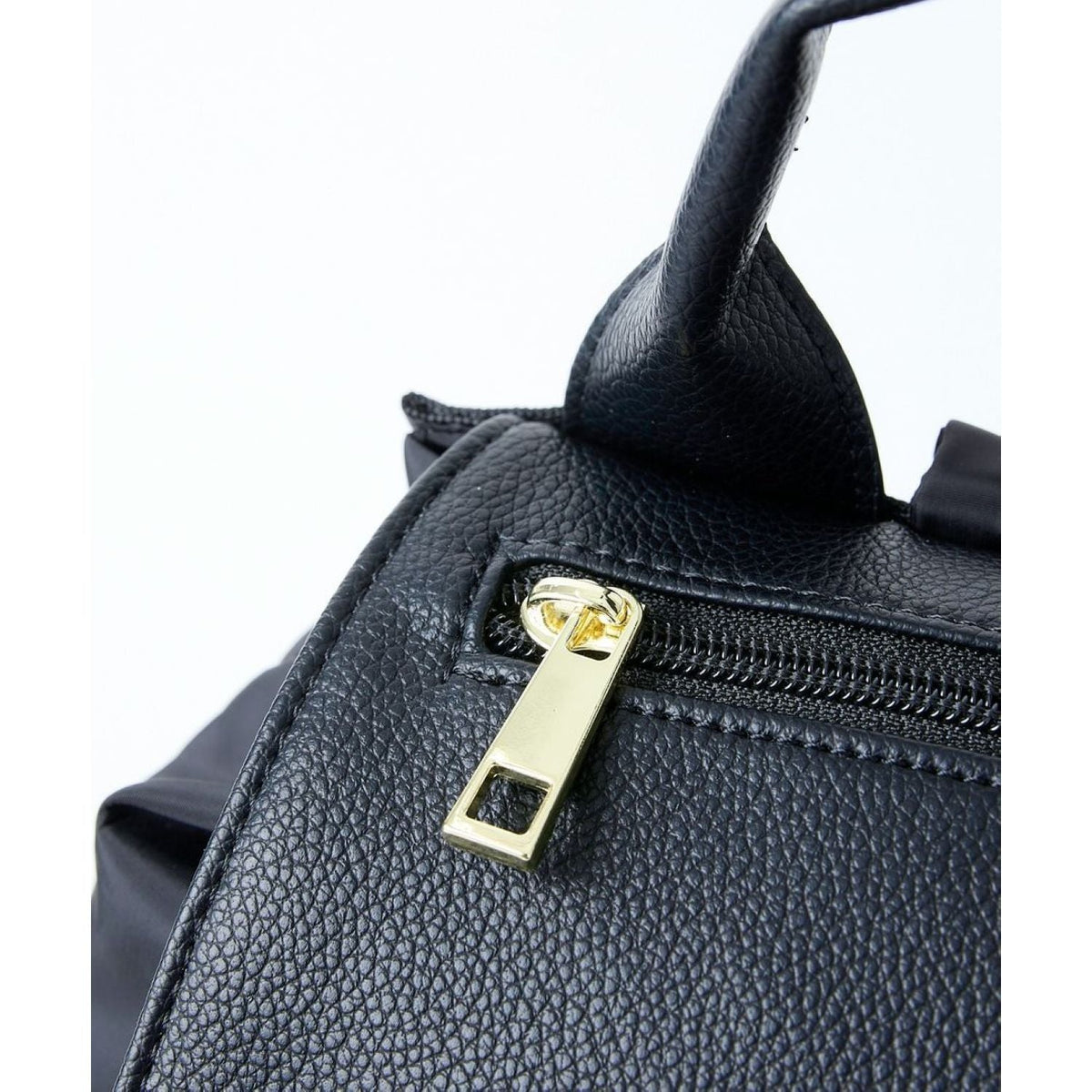 Legato Largo Polyester x Pu Backpack (Black)