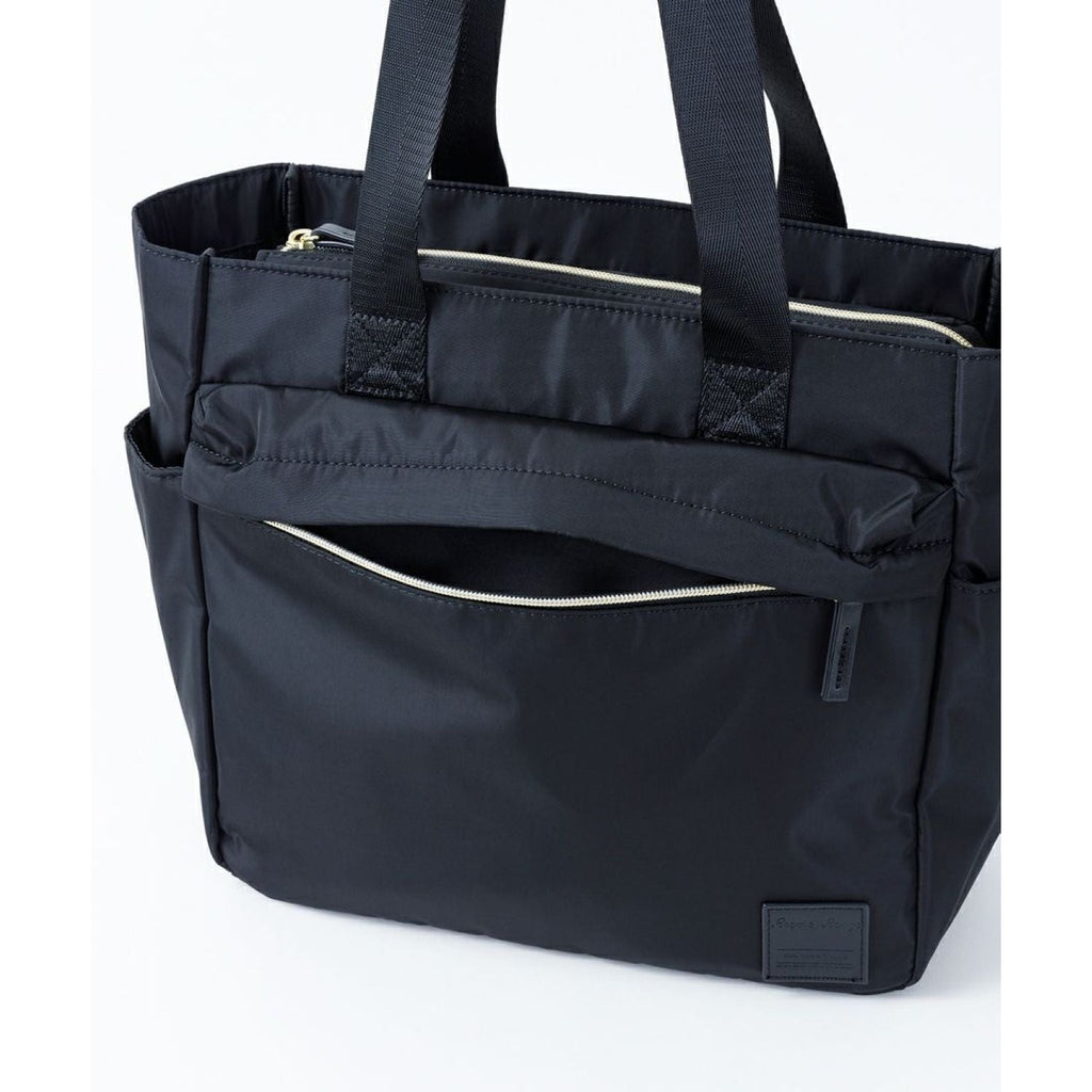 Legato Largo Silky A4 Tote Bag (Black)