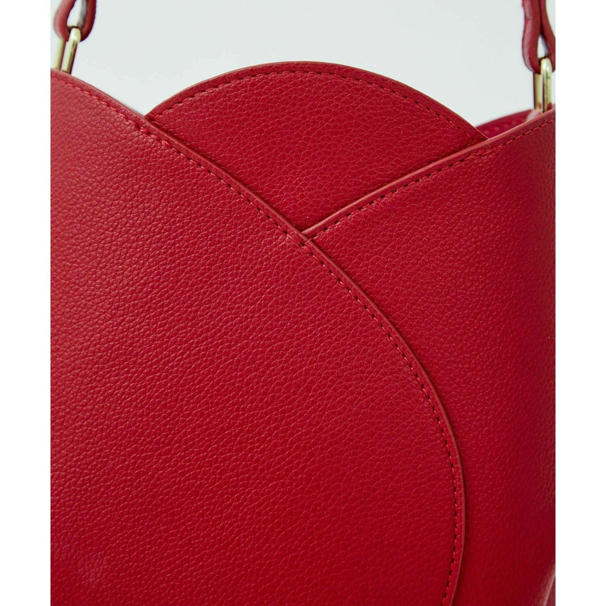 Legato Largo Tulip Faux Leather Series Mini Shoulder Bag (Combination Green)