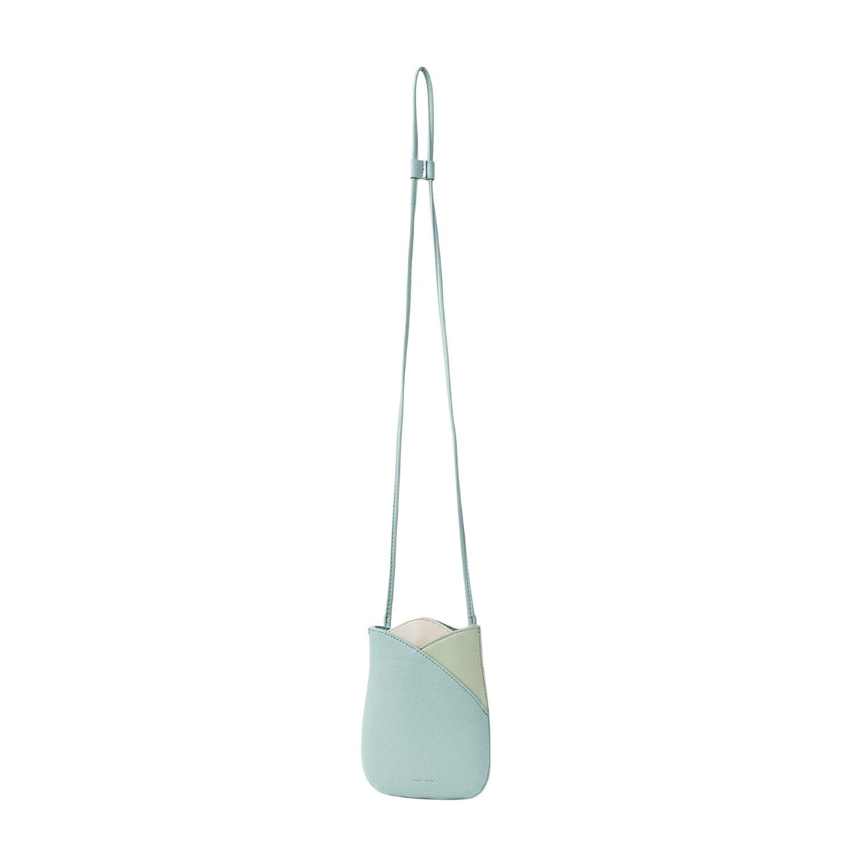Legato Largo Tulip Faux Leather Series Smart Phone Shoulder Bag (Combination Green)
