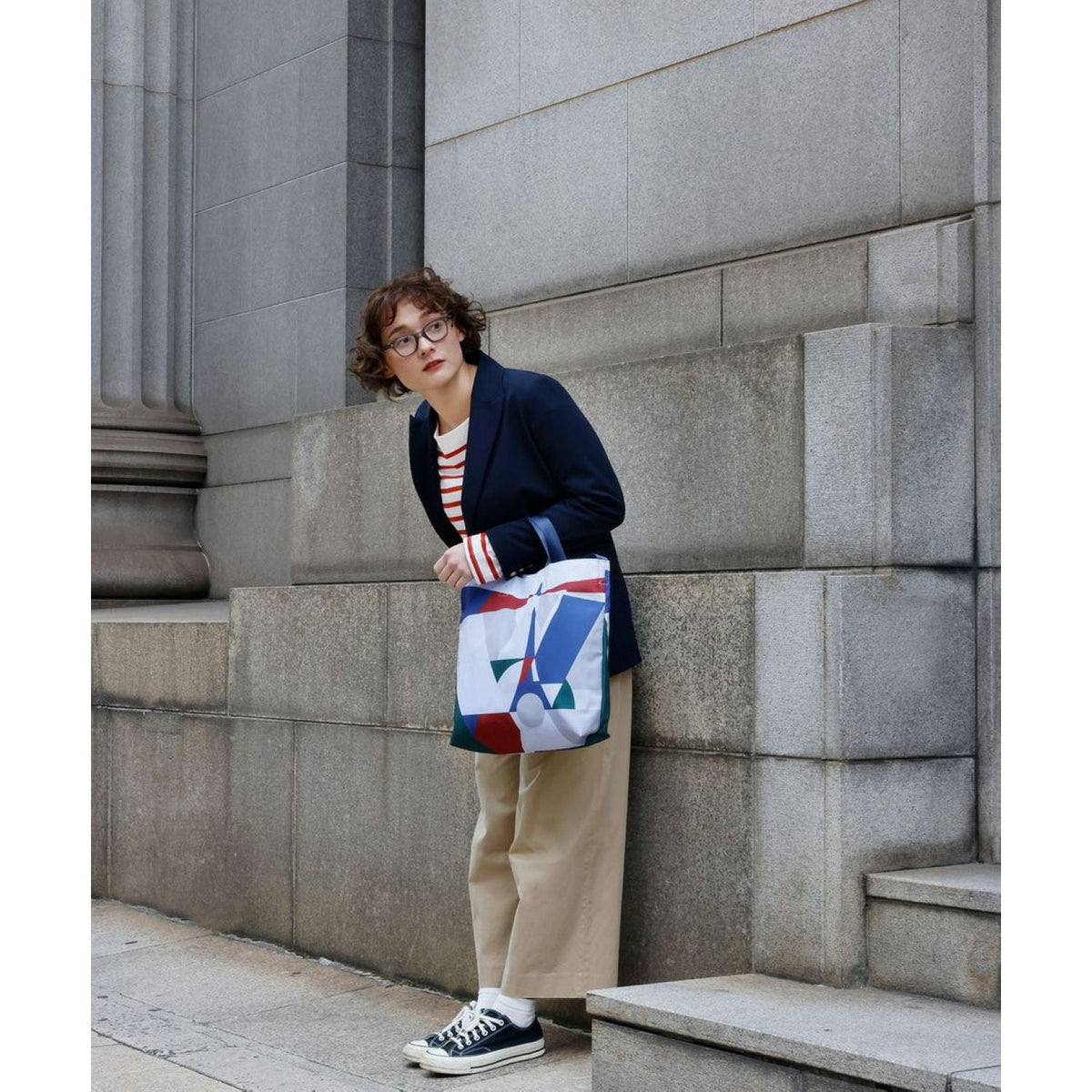 Legato Largo x Papier Tigre A4 2Way Tote Bag (Tour De Paris)