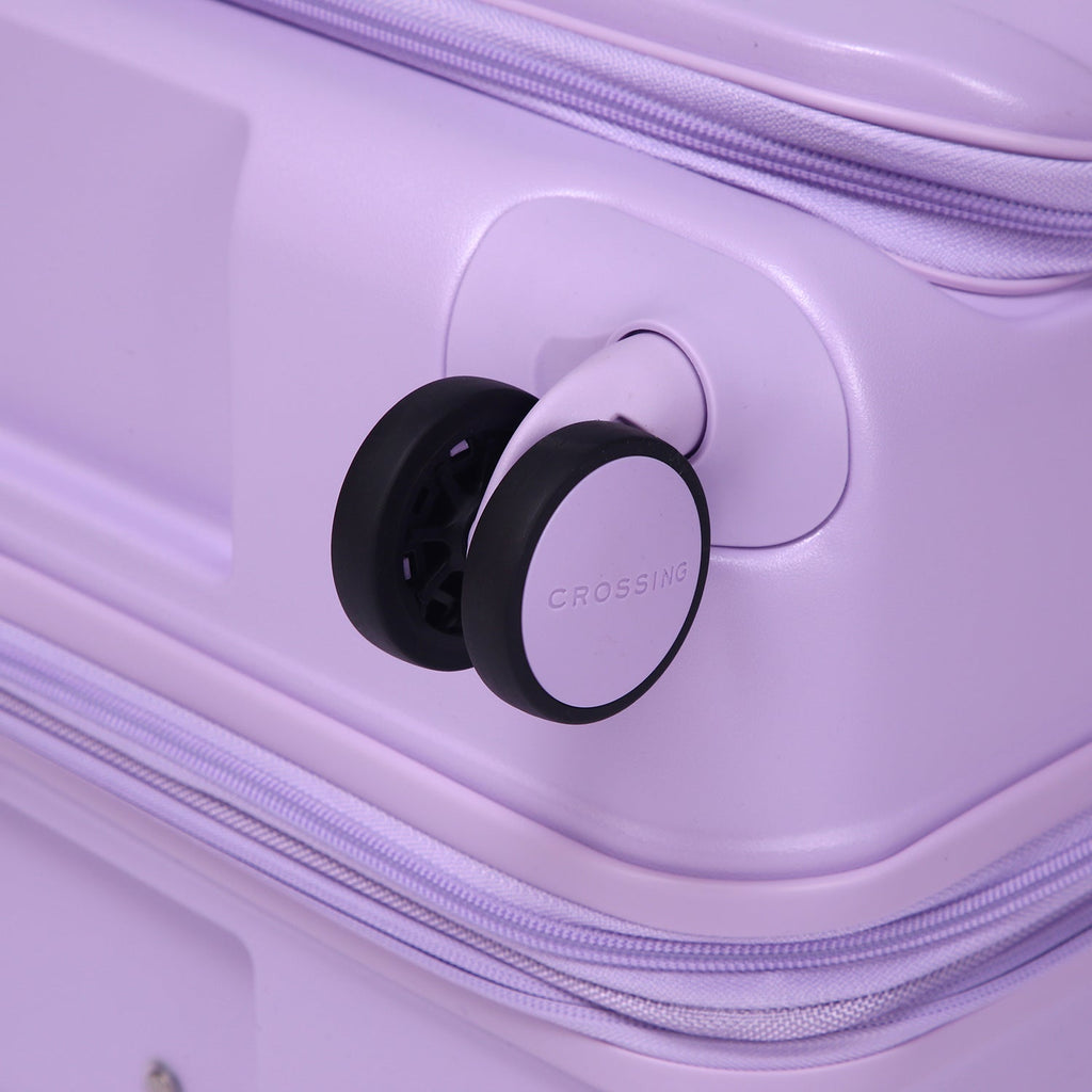 CROSSING INVI 20" Carry On Expandable Luggage With Front & Middle Access V3 - Lilac