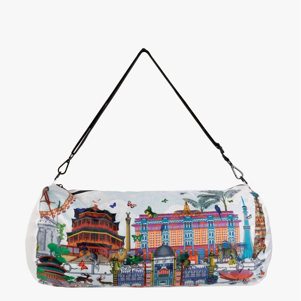 Loqi Artist Weekender - Kristjana S Williams Interiors - Gold & World Skyline