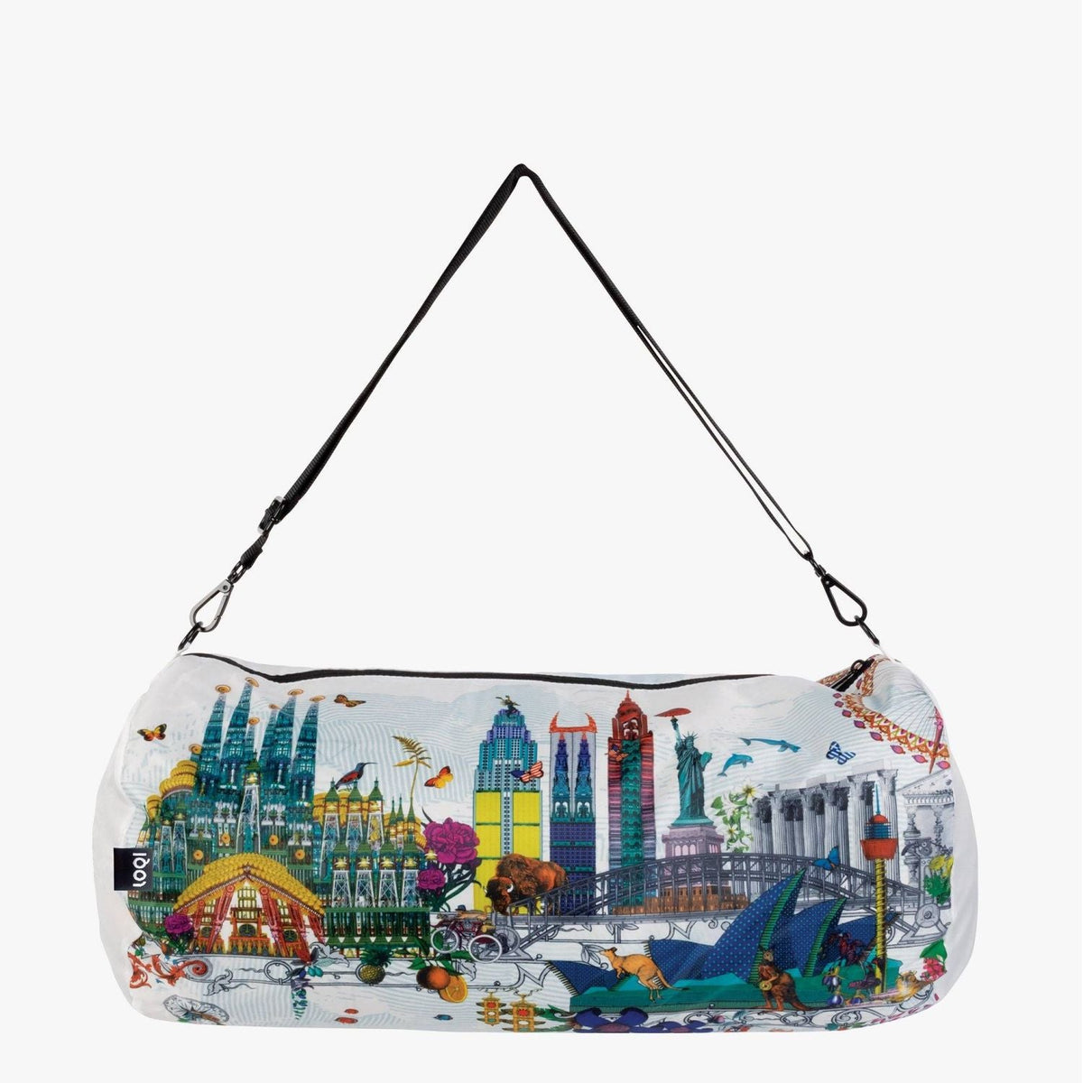 Loqi Artist Weekender - Kristjana S Williams Interiors - Gold & World Skyline
