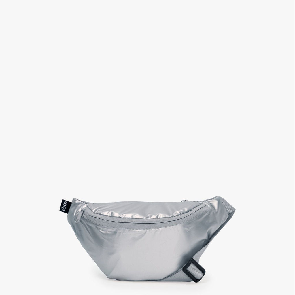 Loqi Bum Bags - Metallic - Silver