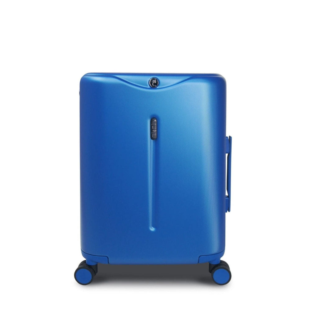 MiaMily Multicarry Carry On 18 Inch Luggage with Built-in Seat for Children (Cobalt Blue)
