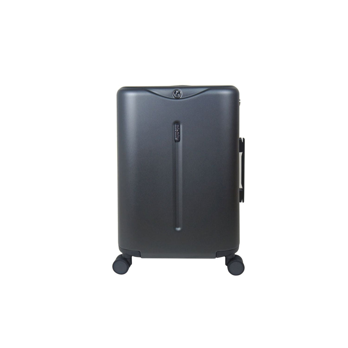 MiaMily Multicarry Carry On 18 Inch Luggage with Built-in Seat for Children (Midnight Black)