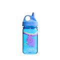 Nalgene 12oz Kids Grip-N-Gulp Sustain Graphic Water Bottle - Blue Musical Hippo