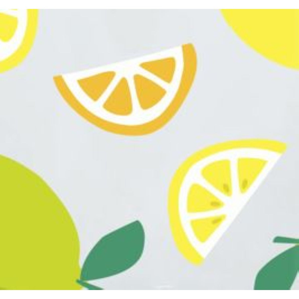Nalgene 16oz Narrow Mouth Sustain Water Bottle  - Clear with Lemons Print
