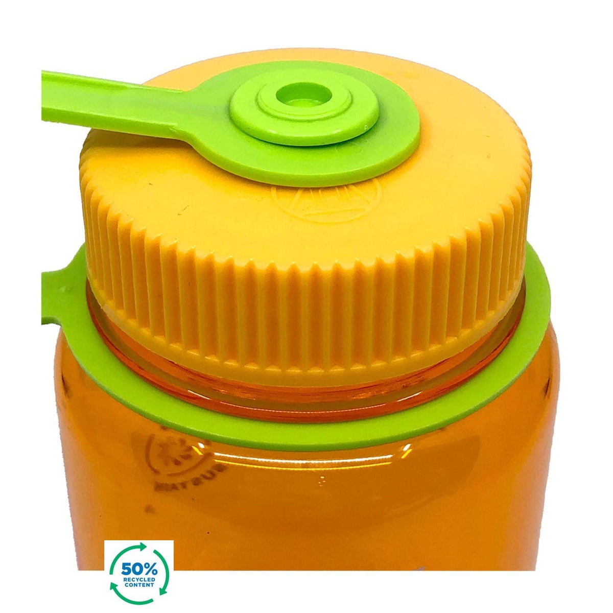 Nalgene 16oz Wide Mouth Sustain Water Bottle - Clementine