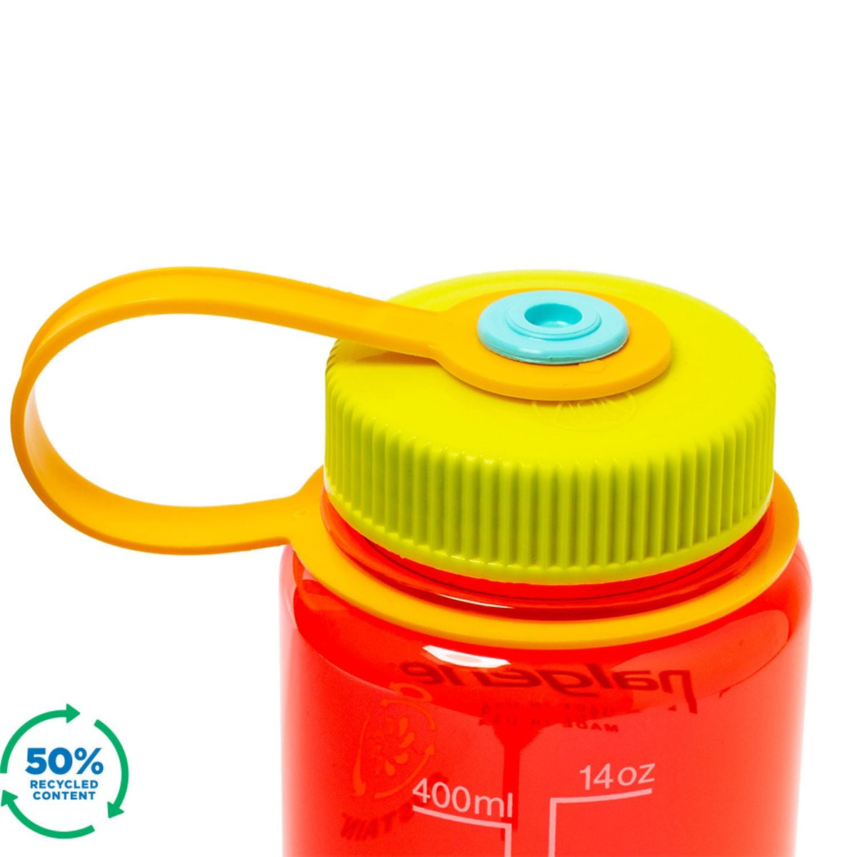 Nalgene 16oz Wide Mouth Sustain Water Bottle - Pomegranate