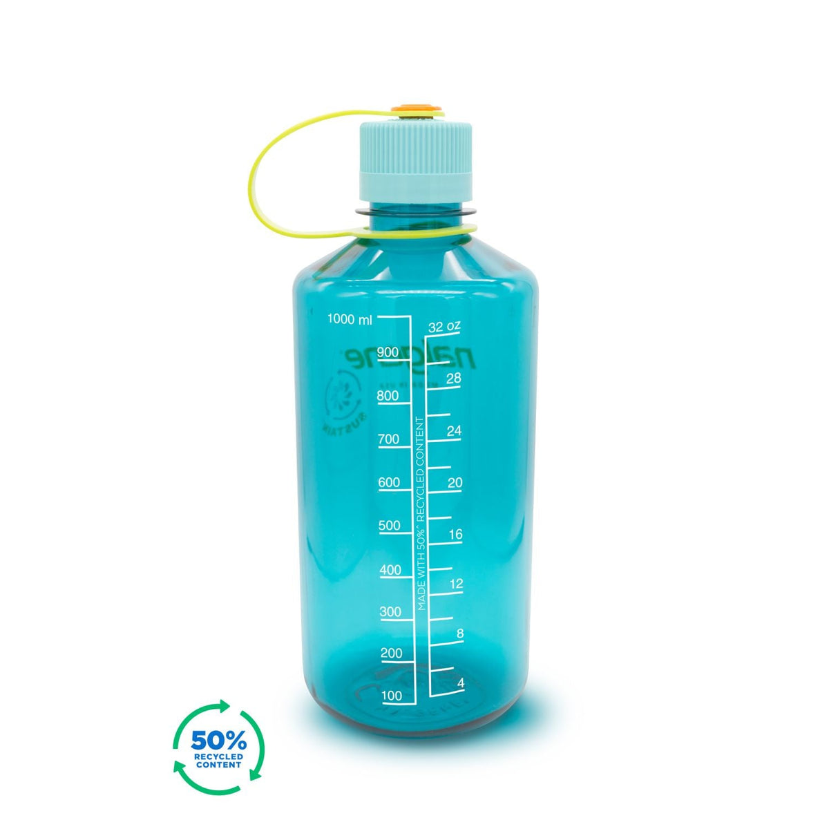 Nalgene 32oz Narrow Mouth Sustain Water Bottle - Cerulean