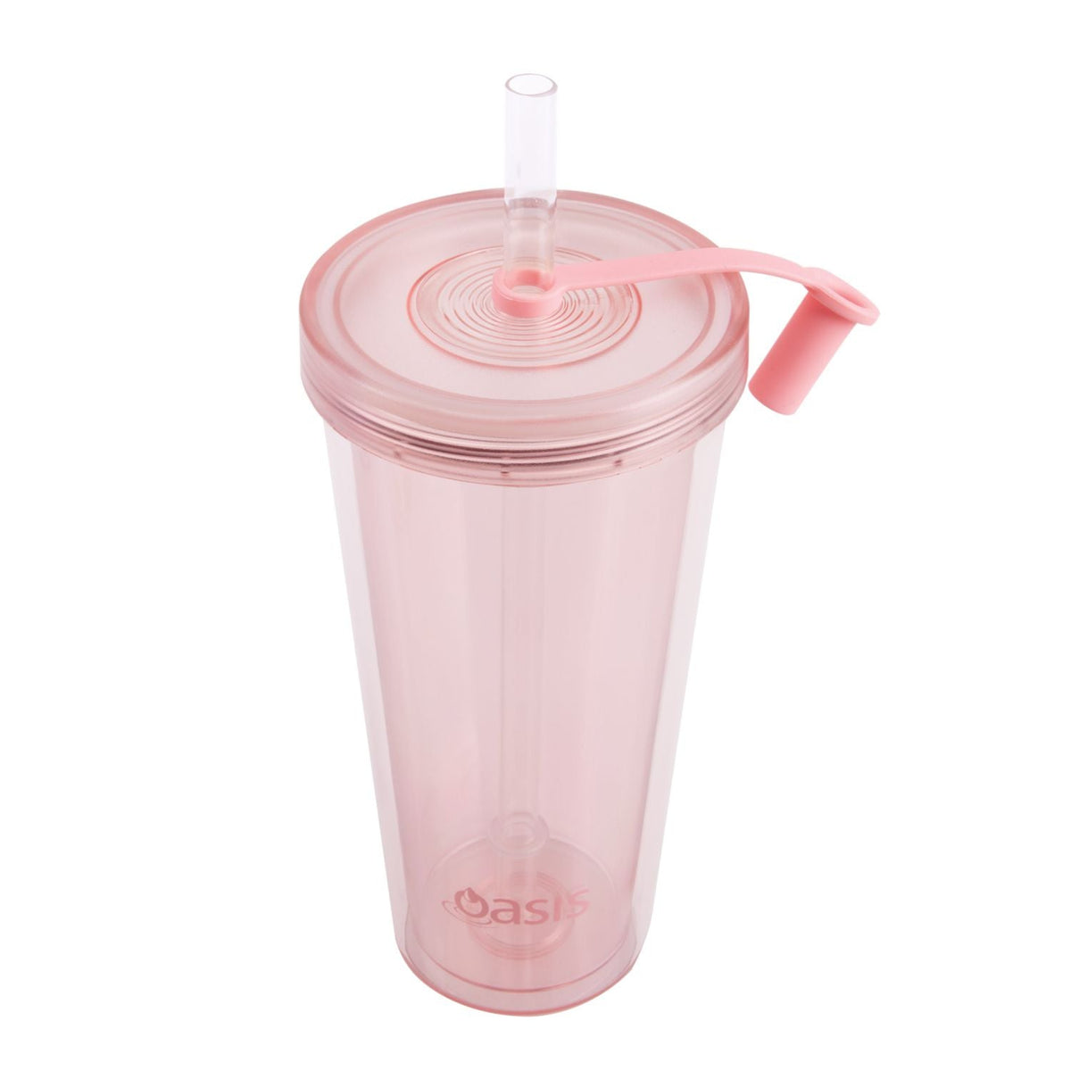 Oasis Insulated Smoothie Tumbler with Straw 520ML - Strawberry