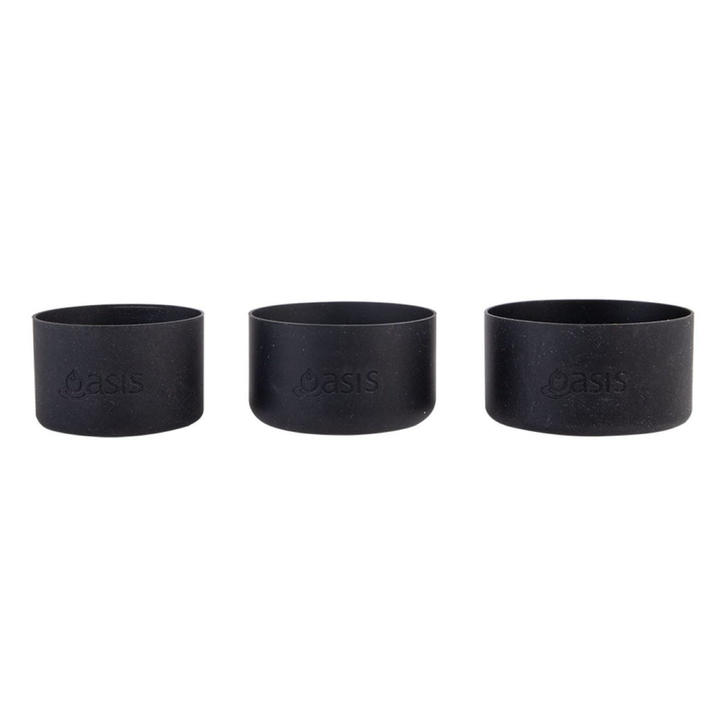 Oasis Silicone Bumper For Sports Bottle 1.1L - Black