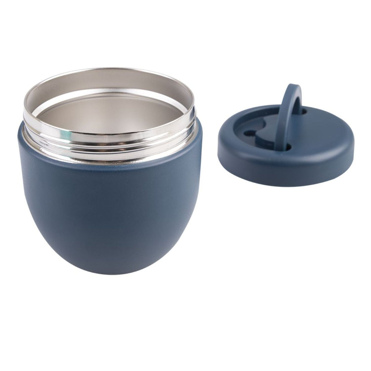 Oasis Stainless Steel Insulated Food Container With Handle 470ML - Navy