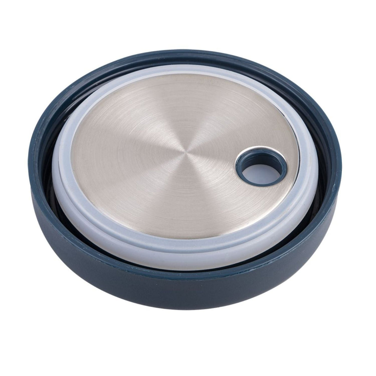 Oasis Stainless Steel Insulated Food Container With Handle 470ML - Navy