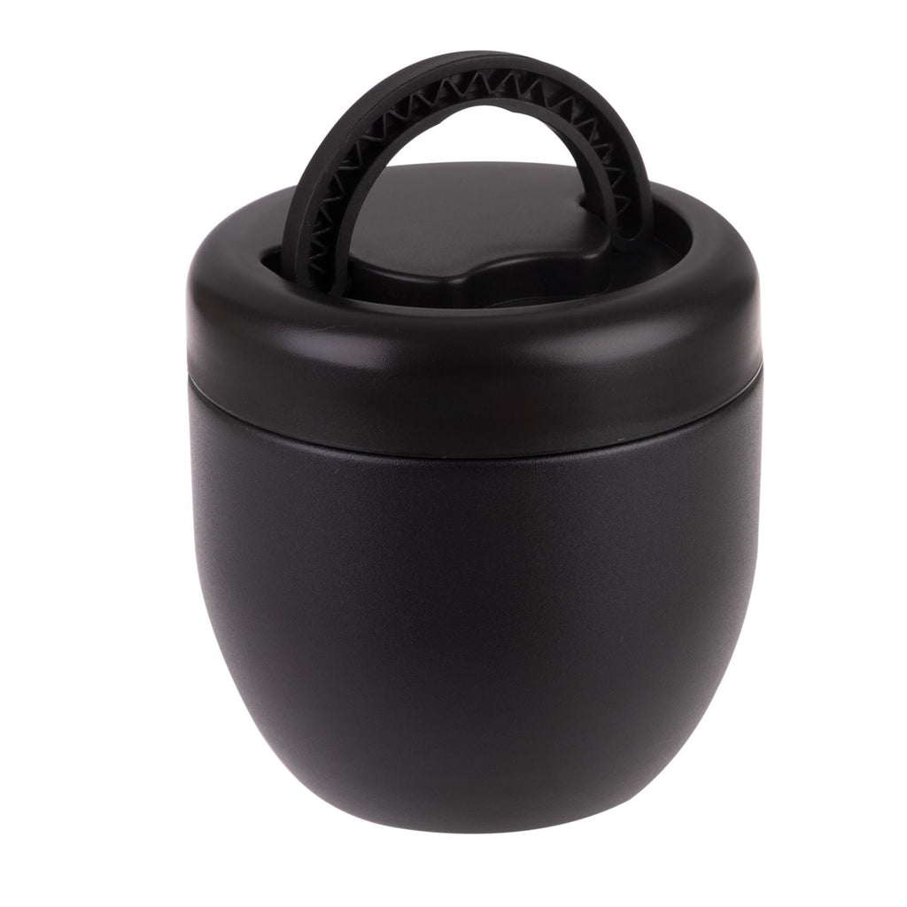 Oasis Stainless Steel Insulated Food Container with Handle 470ML - Black