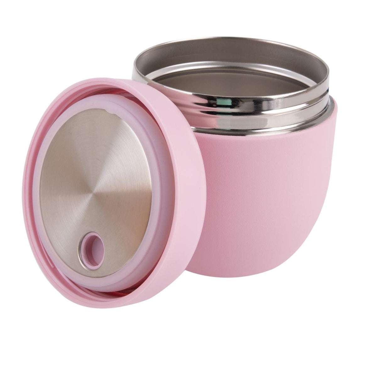 Oasis Stainless Steel Insulated Food Container with Handle 470ML - Carnation