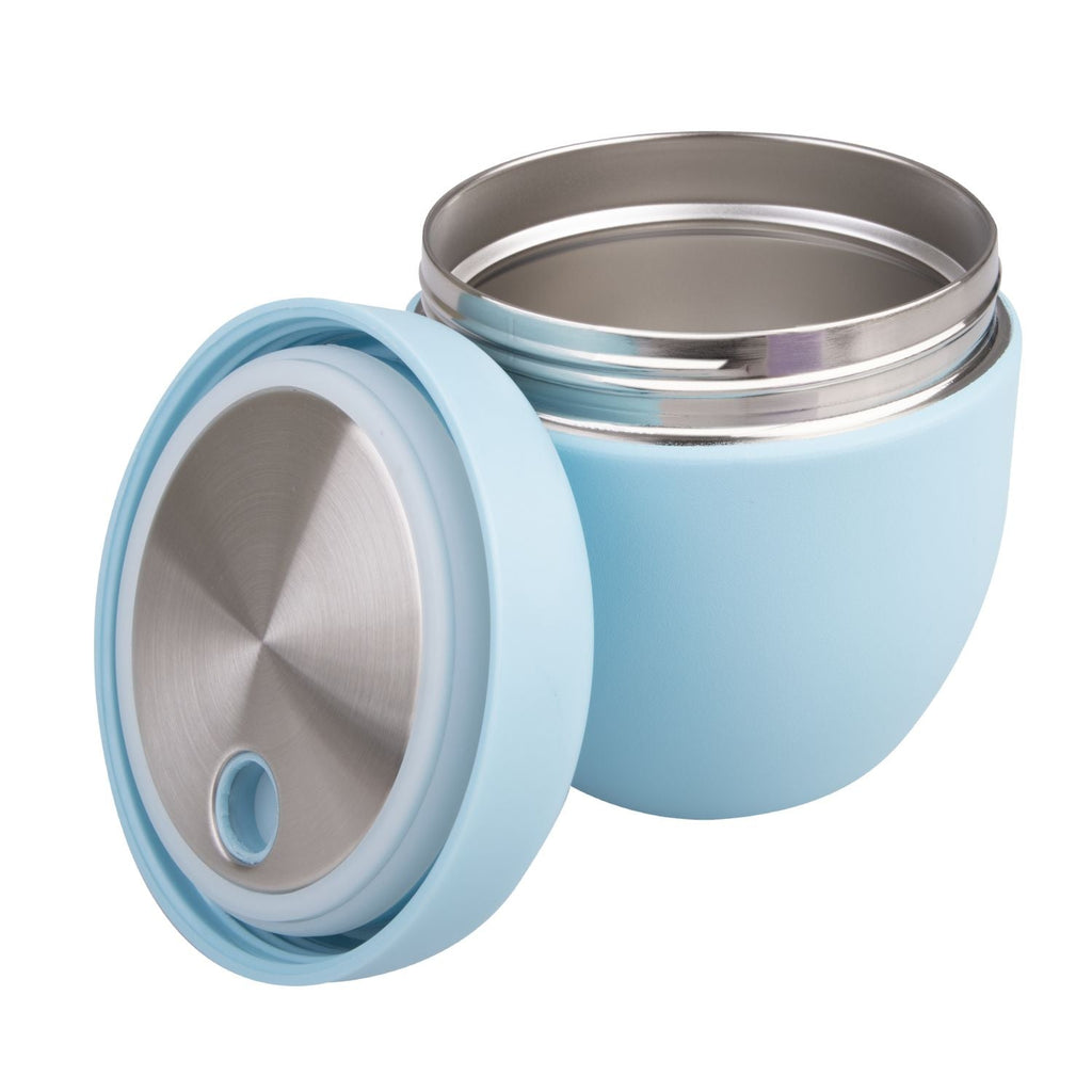 Oasis Stainless Steel Insulated Food Container with Handle 470ML - Island Blue