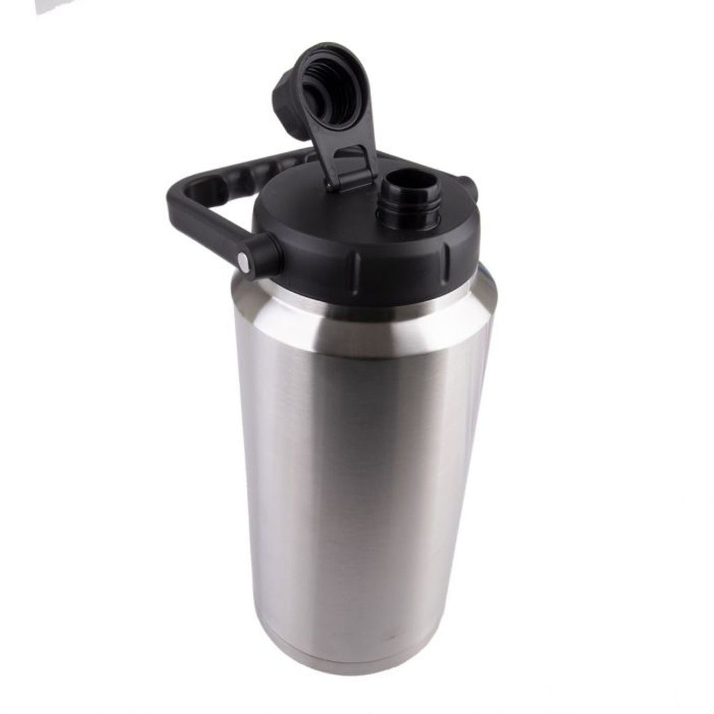 Oasis Stainless Steel Insulated Jug with Carry Handle 3.8L - Silver